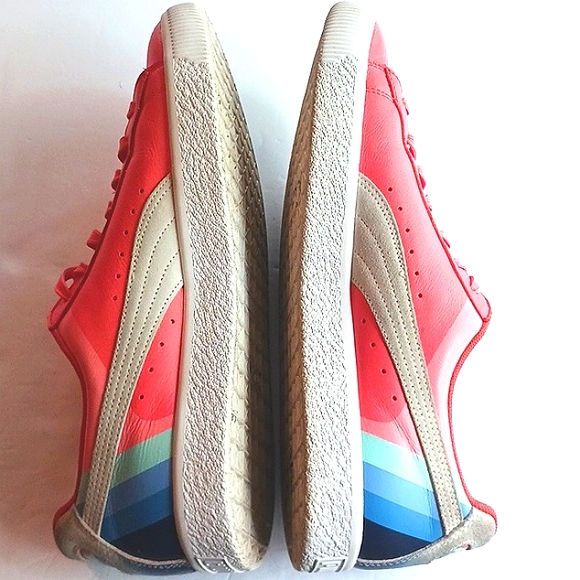 PUMA Clyde Dolphin Porcelain Rose Size 11.5 Sneakers - Picture 3 of 14